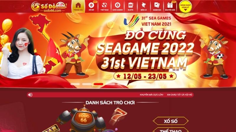 Sodo66 - đối tác chính thức cá cược thể thao tại Sea Game 31